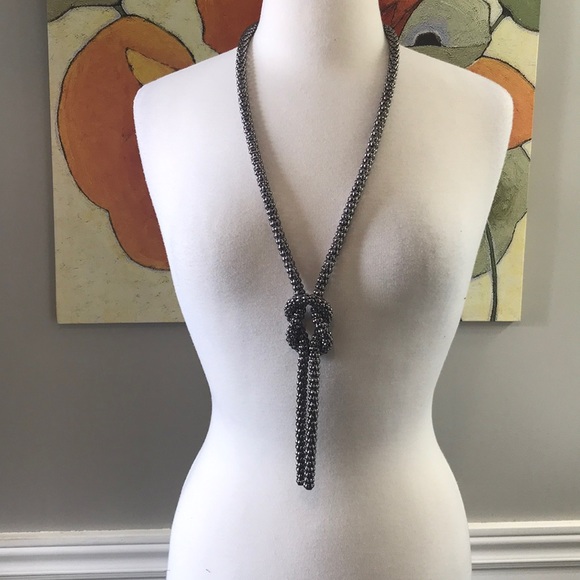 Statement Rope knot necklace - Picture 2 of 6